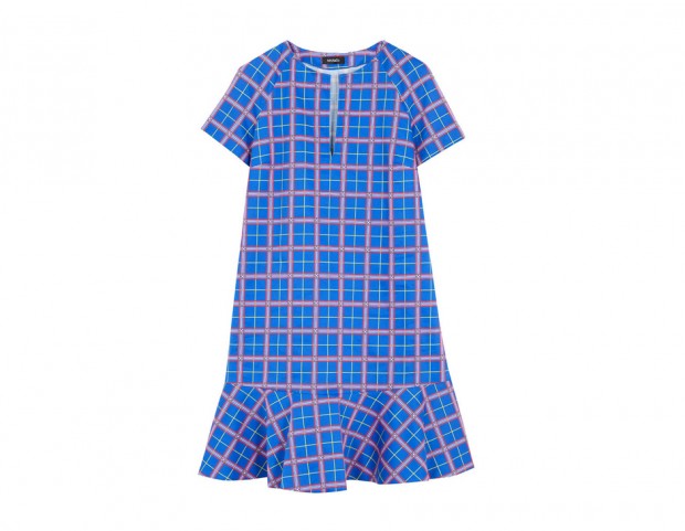 Vestito lineare a balze Vestito lineare a balze
