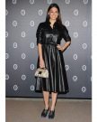 MorannAtias in total look Trussardi con una Mini Lucinda