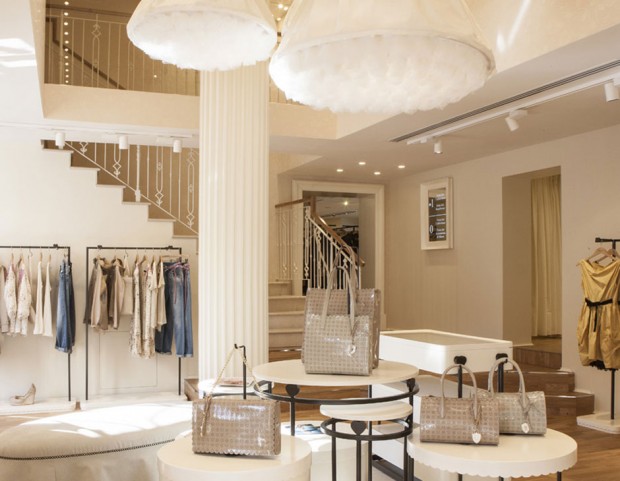 Un dettaglio della nuova boutiqueTwin-Set