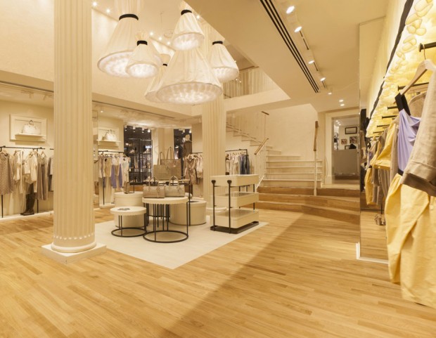 Un dettaglio della nuova boutiqueTwin-Set