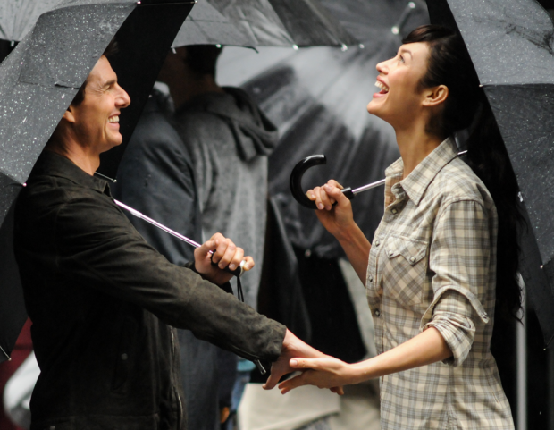 Sul set con Tom Cruise