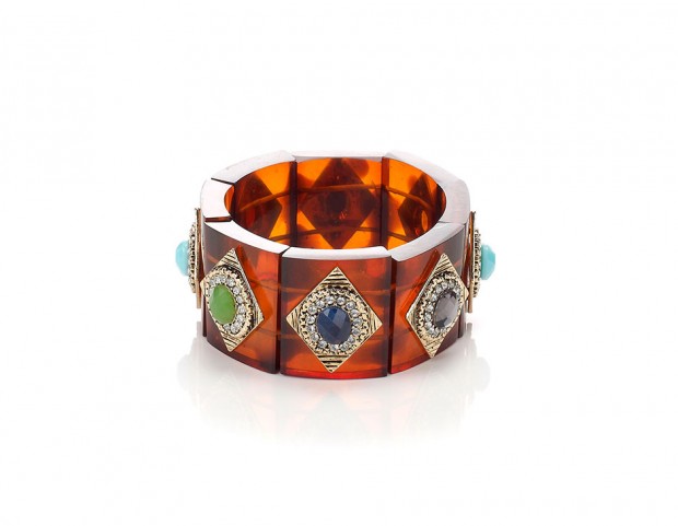 Bracciale con pietre colorate