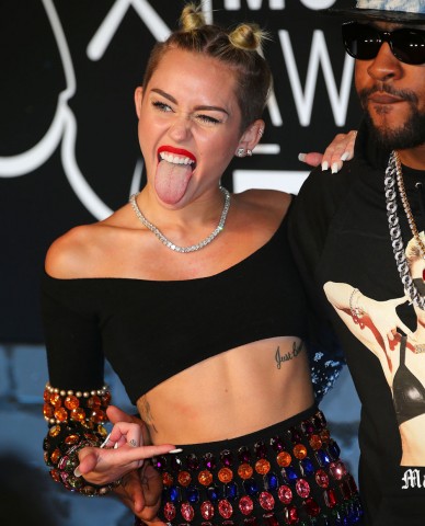 Una smorfia di Miley Cyrus