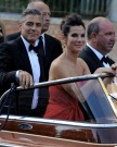 L’arrivo di Sandra Bullock e George Clooney