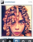 Cara Delevingne a tutto riccio