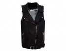 Gilet con zip e bottoni automatici