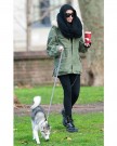 Miley e uno dei suoi cani