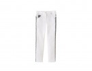 Pantalone bianco con applicazioni