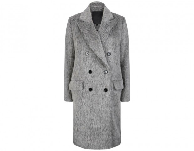 Coat in mohair e alpaca