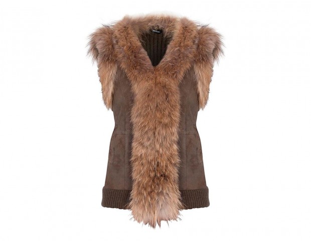 Gilet in lana e montone