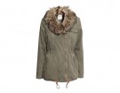 Parka con collo di pelliccia