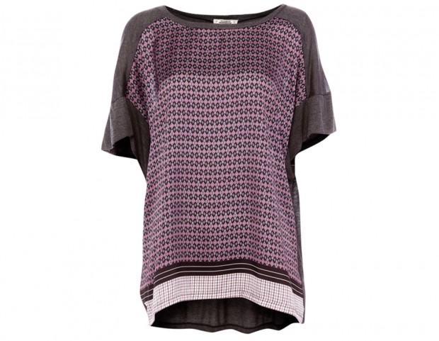 Blusa con stampa grafica