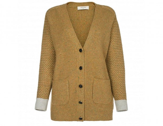 Cardigan senape