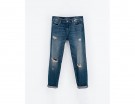 Boyfriend denim con strappi