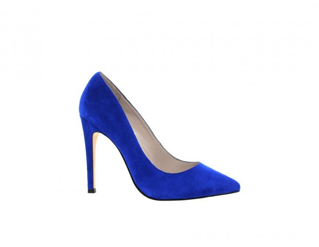 Décolleté in suede