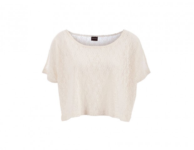 Lace crop-top