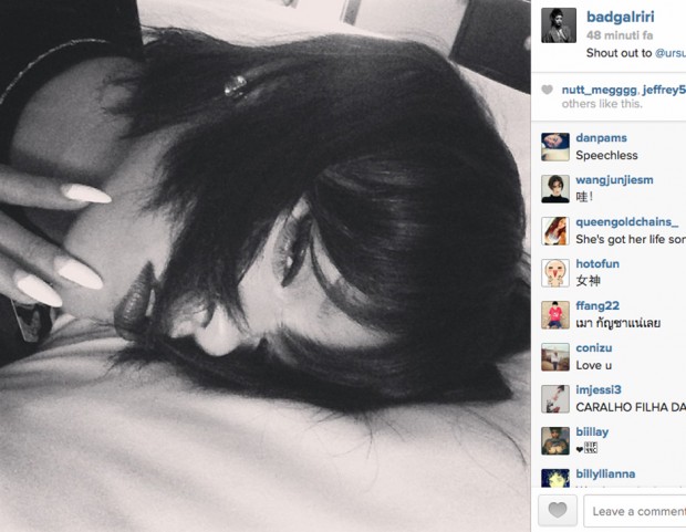 Dal profilo Instagram di Rihanna