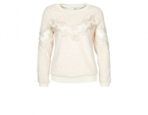 Pull con decori gold