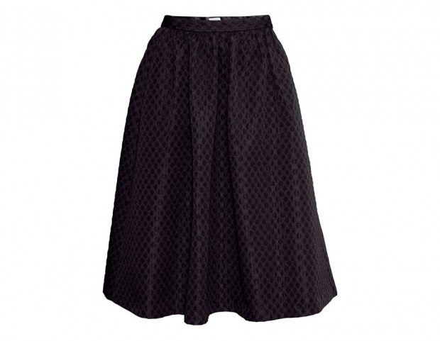 Gonna in tessuto jacquard