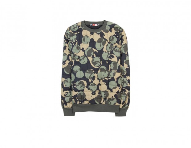 La felpa mimetica di MSGM La felpa mimetica di MSGM