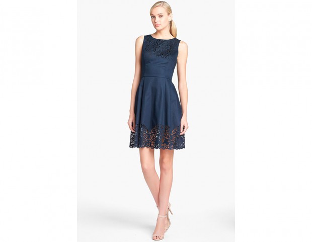 Laser cut dress