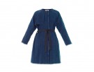 Trench coat in denim