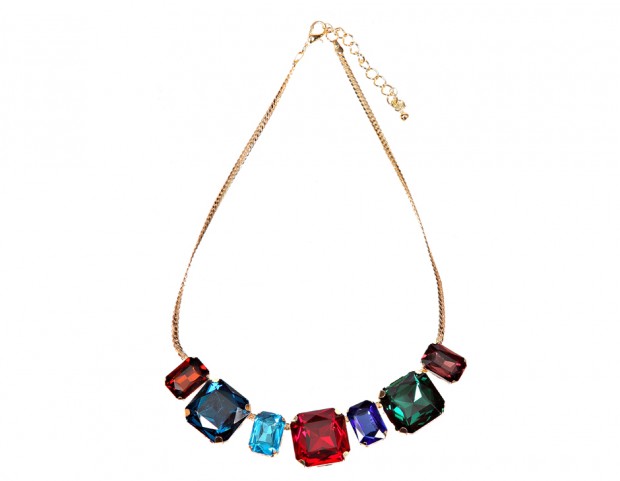 Dorata con strass e maxi pietre