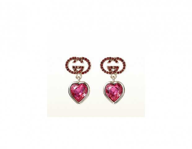 Orecchini con brillanti a cuore