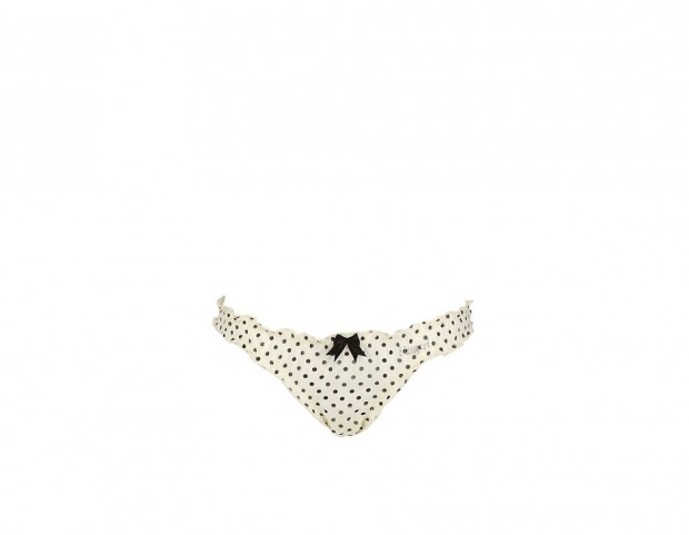 Perizoma in georgette a pois