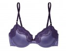 Reggiseno in satin e pizzo