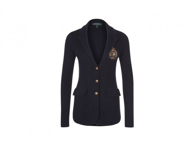 La giacca “military-style” con stemma