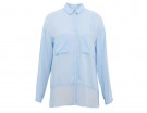 Camicia maschile azzurra