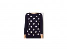 Maglia con intarsi a cuore