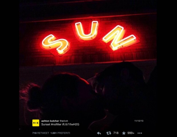 Dal Twitter di Ashton Kutcher