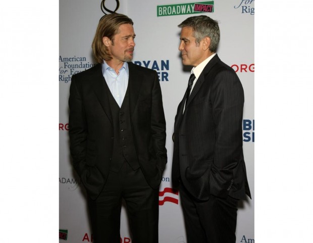 Brad Pitt e George Clooney