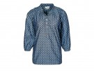 Camicia a pois con maniche a 3/4