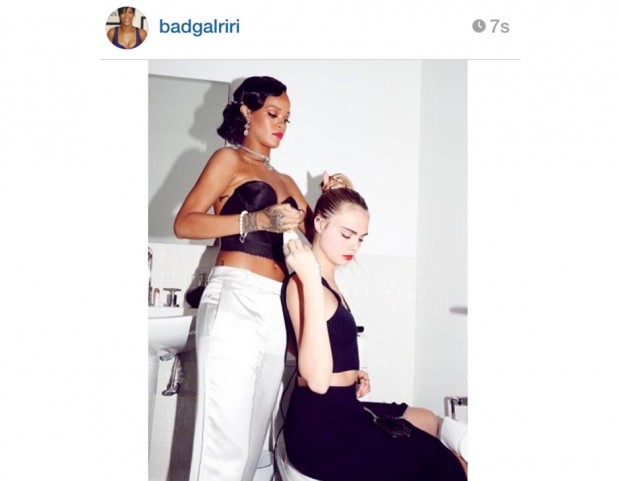 Rihanna e Cara Delevigne
