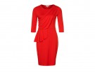 Peplum dress con maniche a 3/4