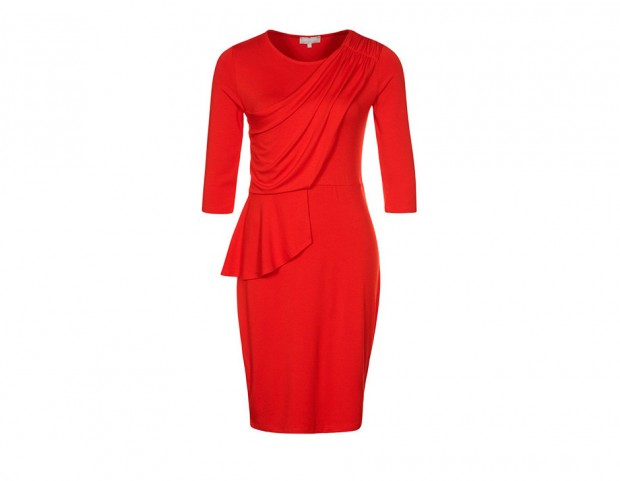 Peplum dress con maniche a 3/4