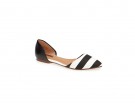 Ballerine d’orsay a righe
