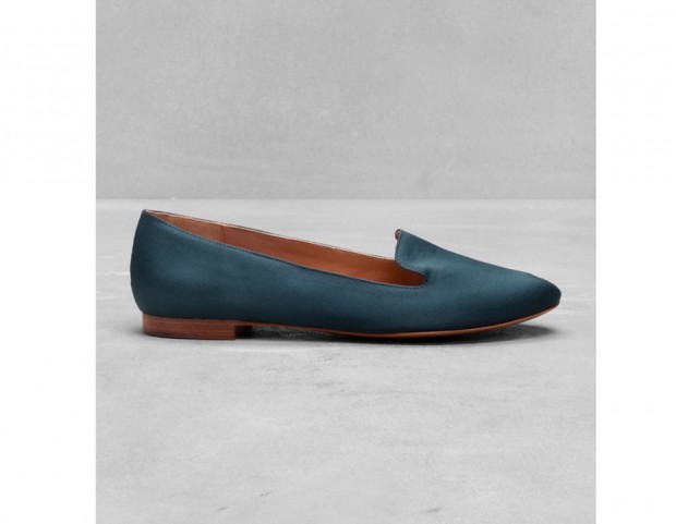 Slippers in satin