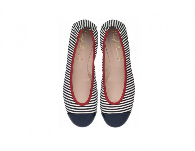 Ballerine a righe