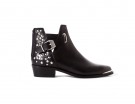 Stivaletto biker con borchie