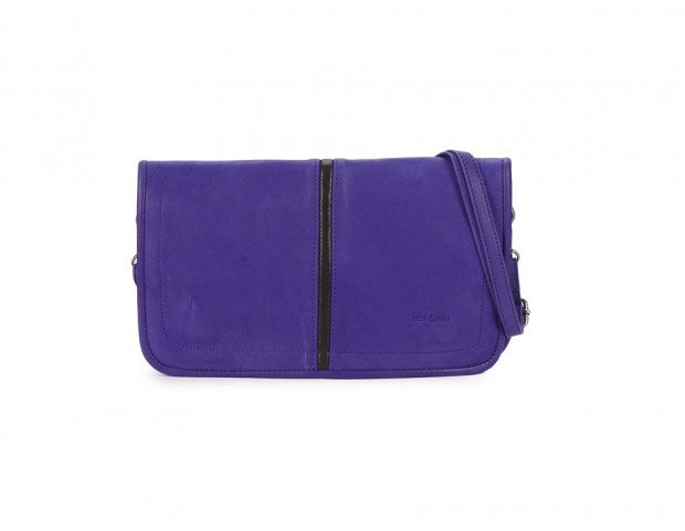 Chloe blu in pelle