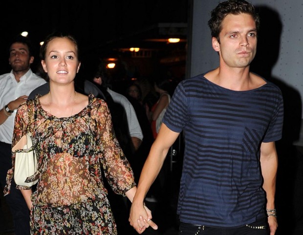 Leighton Meester con Sebastian Stan