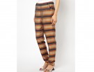 Pantaloni baggy a righe colorate