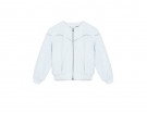 Bomber in cotone jacquard