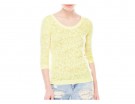 T-shirt con ricamo in pizzo