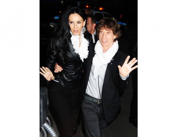 L’Wren Scott e Mick Jagger nel 2010