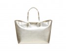 Borsa tote metallizzata
